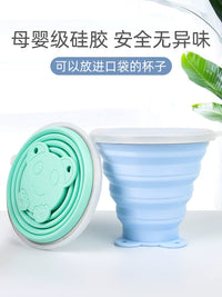 Collapsible Silicone Travel Cup - Food-Grade Portable Folding Mug for Outdoor & Daily Use