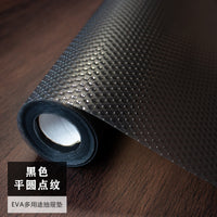 Thickened Black Diamond Pattern EVA Drawer Liner Mat for Cabinets, Shelves, and Refrigerators