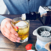 Silicone Sphere Ice Ball Maker Mold for Whiskey and Cocktails, Reusable Ice Cube Tray