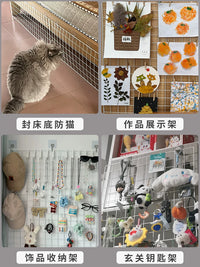 Pet Safety Fence Panel - Balcony Guard Rail, Chicken Coop Enclosure, Dog Cat Barrier, Garden Mesh Netting