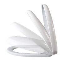 Universal Soft-Close Toilet Seat Cover, Thickened Heavy-Duty Anti-Break Design for U/V/Square Toilets