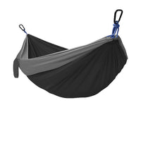 Portable Nylon Parachute Hammock for Camping, Hiking, and Indoor Relaxation - Single/Double