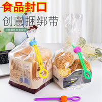 Multi-functional Food Bag Sealing Clips with Cord Organizer