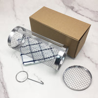 304 Stainless Steel BBQ Roasting Basket for Outdoor Grilling