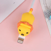 Cute Cartoon Cable Protector for Phone Charger and Data Cables, Anti-Break and Anti-Bending