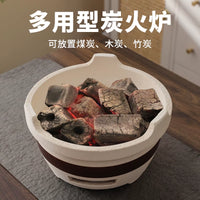 Indoor Household Charcoal Stove for Tea Ceremony and Hot Pot, Outdoor Barbecue Clay Tea Roaster