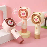 Portable USB Rechargeable Handheld Mini Fan for Outdoor and Desktop Use