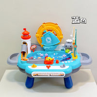 Kids Electric Magnetic Fishing Game Toy for Early Education and Parent-Child Interaction