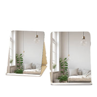 Foldable Desktop Makeup Mirror Portable High-Definition for Students and Travel