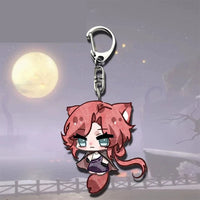 Supernatural Task Force Anime Character Acrylic Keychain for Backpacks and Gifts
