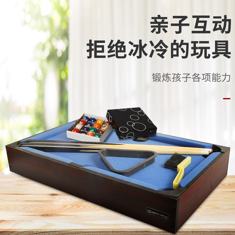 Haye Family Mini Pool Table Set, Indoor Desktop Billiards Game for Kids, Portable Tabletop Toy Gift