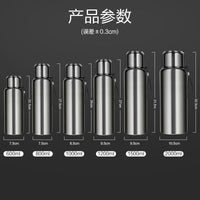 German Quality Stainless Steel Vacuum Insulated Water Bottle with Tea Infuser and Handle for Outdoor Sports