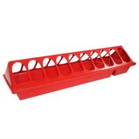 Anti-Spill Poultry Feeder for Chickens, Ducks, and Geese - Durable and Tip-Resistant