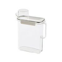 Laundry Detergent Dispenser with Lid and Measuring Cup, Large Capacity Plastic Storage Container for Powder or Liquid