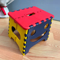 Kids Cartoon Foldable Stool Portable Plastic Outdoor Picnic Queueing Stool
