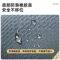 Cartoon Animal Absorbent Non-Slip Bathroom Mat with Rubber Backing