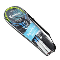 Badminton Racket Set with 5 Shuttlecocks, Durable Ultra-Lightweight Integrated Iron Rackets for Beginners, Sports Fitness