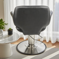 Luxury Hydraulic Reclining Barber Chair with Armrests for Salon and Spa