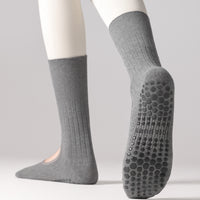 Ballet Style Non-Slip Yoga Pilates Socks with Open Instep for Dance & Training