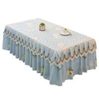 Fabric Coffee Tablecloth Dining Table Cover Bedside Cabinet Dust Cover TV Cabinet Multi-purpose Towel Rectangular Living Room Decor