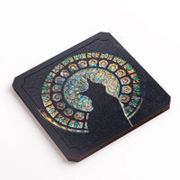 Cathedral Cat Irregular Jigsaw Puzzle for Adults, High Difficulty Brain Teaser Wooden Toy