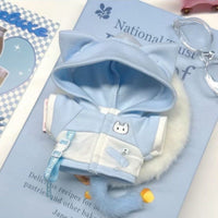 Cat Ear Hoodie Doll Outfit for 10cm/20cm Cotton Dolls