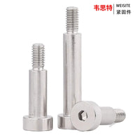 304 Stainless Steel Hex Socket Shoulder Screws, GB5281 Limit Step Bolts