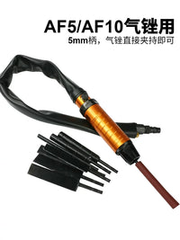 Reciprocating Air File Sanding Sticks for AF5/AF10, 5mm Shank Sandpaper Rod Set