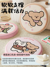 Pet Dog Tatami Latex Floor Cushion for Living Room and Kids' Chairs