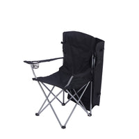 Portable Folding Camping Chair with Canopy and Armrests, Oxford Cloth Beach Fishing Chair