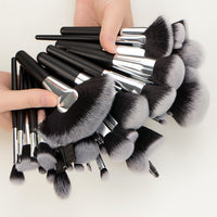 40-Piece Professional Makeup Brush Set with Soft Bristles for Face and Eyes