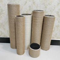 Cat Scratching Post Replacement Column Sisal Rope PVC Tube for DIY Cat Tree