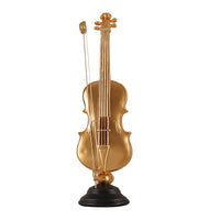 Luxury Saxophone Violin Resin Ornament for Wine Cabinet TV Cabinet Desktop Music Craft Instrument Model