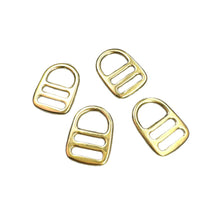 Brass D-Ring Buckle for Bag Straps and DIY Hardware