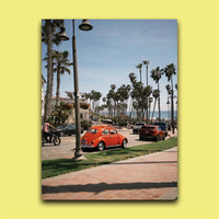 Seaside Town Scenery Photography Poster for Room Decor