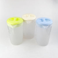 Large Capacity Cold Water Pitcher with Lid for Refrigerator, Heat-Resistant Plastic Beverage Dispenser for Home and Commercial Use