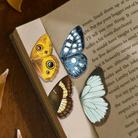 Butterfly Magnetic Bookmarks - Vintage Art Style, Creative Student Reading Page Markers