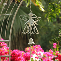 Outdoor Cast Iron Wind Chime Garden Patio Balcony Hanging Decor