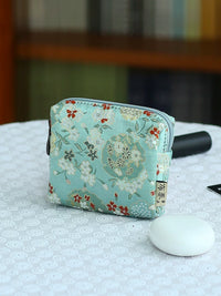 Mini Portable Fabric Coin Purse with Card Holder for Women