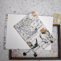 Forest Style Fabric Book Cover for A5/A6 Notebooks and Planners