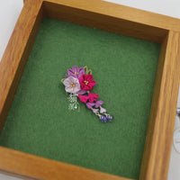 BJD OB11 GSC Doll Japanese Style Tsumami Kanzashi Hair Clip for Kimono Yukata