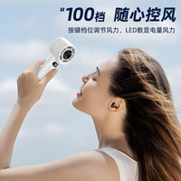 Portable USB Handheld Turbo Fan with Foldable Hook