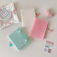 INS Glitter M5 Transparent 3-inch Loose-leaf Photo Album for Kpop Photocards & Instax Mini