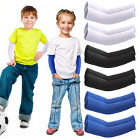 Kids' UV Protection Cooling Arm Sleeves for Sports