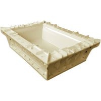 Rectangular Cement Planter Mold for DIY Garden Bonsai and Concrete Projects