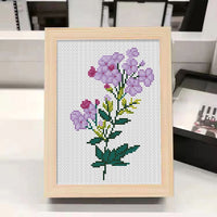 Kids' Sunflower Cross Stitch Kit for Beginners - DIY Embroidery with Optional Frame