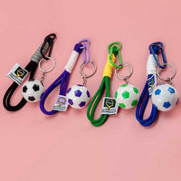 Soccer Ball Keychain with Climbing Rope, Creative Couple Gift Bag Charm