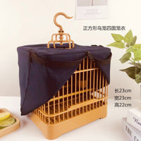 Thickened Bird Cage Cover Windproof Rainproof Light-Blocking Warm Cloth for Budgies Parakeets Cockatiels