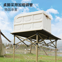 Portable Aluminum Alloy Folding Camping Table and Chair Set for Outdoor Picnic BBQ