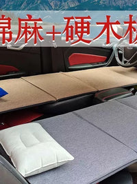 Car Back Seat Air Mattress for Travel and Camping, Foldable Inflatable Bed for SUV, Sedan, and Minivan